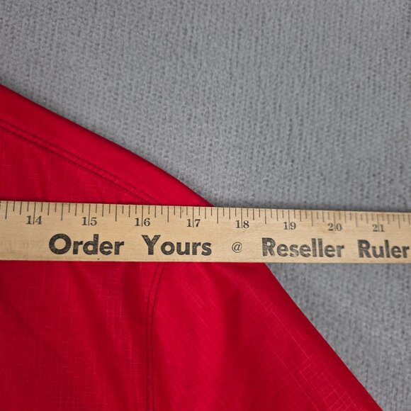 True Religion Jacket Mens Size Medium Red Full Zip Track Mock Neck Water Resista - Picture 13 of 15